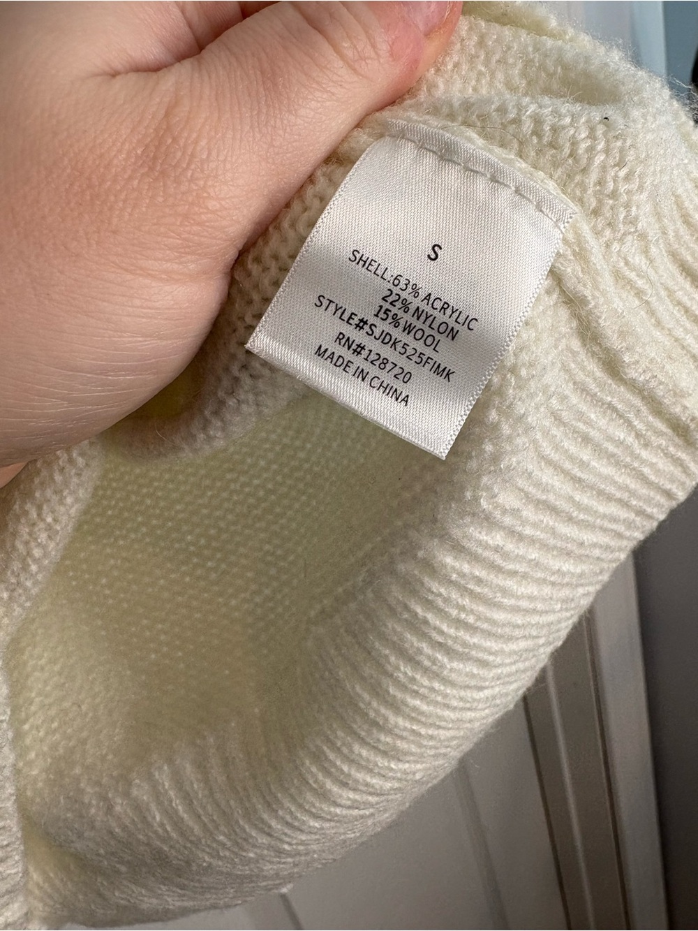 Francesca’s Miami PomPom Sweater NWT - Picture 4 of 7